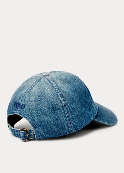 Men's Polo Ralph Lauren Denim Baseball Cap | 473916KYA